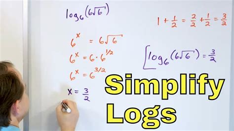 16 Simplify Logarithms Part 1 Log Bases Calculate Logarithms