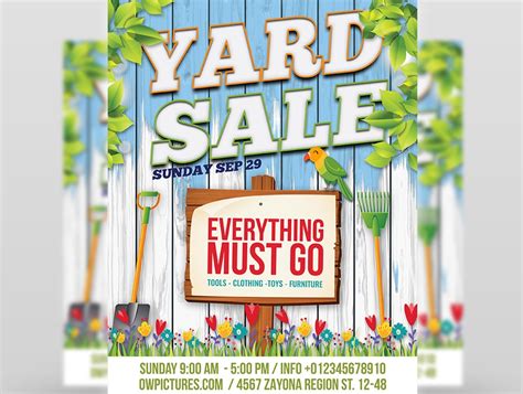 Yard Sale Flyer Template - Document Templates