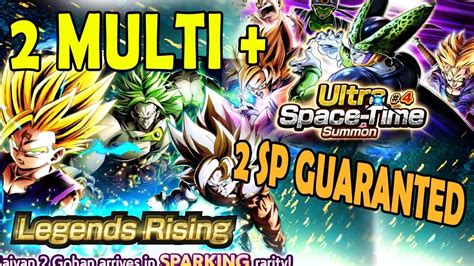 Ssj 2 Gohan Summon Legends Rising And Ultra Space Time Summon 4 Guaranted