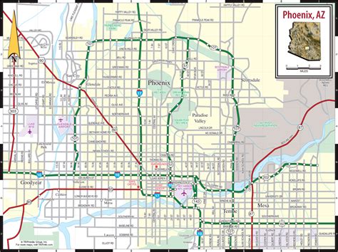Phoenix Arizona Road Map Layout Pinterest Phoenix
