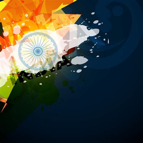 abstract indian flag 455939 - Download Free Vectors, Clipart Graphics ...