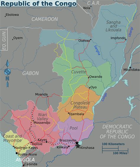 File Congo Brazzaville Regions Map Png Wikitravel Shared