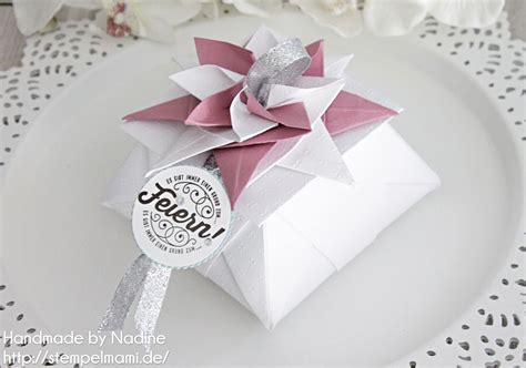 Stampin Up Box Schachtel Stempelmami Origami Verpackung Geburtstag