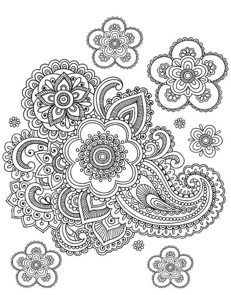 Free Paisley Coloring Pages Printable Download Free Paisley Coloring
