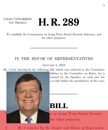 Bipartisan Social Security Commission Act Of 2019 2019 116th Congress