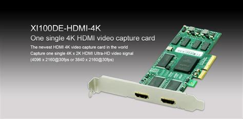 Using the capture card comes with three hefty requirements that essentially boil down to one thing: XI100DE-HDMI-4k | Magewell - XI100DE-HDMI-4k - 4k HDMI Video Capture Card | Mobile Video Devices ...