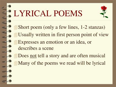 Ppt Poetry Notes Powerpoint Presentation Free Download Id2855899