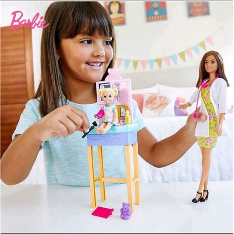 jual barbie pediatrician playset shopee indonesia