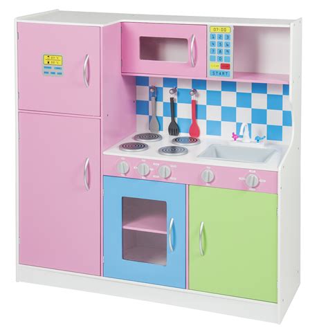 Best Choice Products Wooden Pretend Kitchen Playset w ...