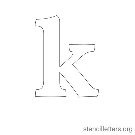 K Stencil Printable