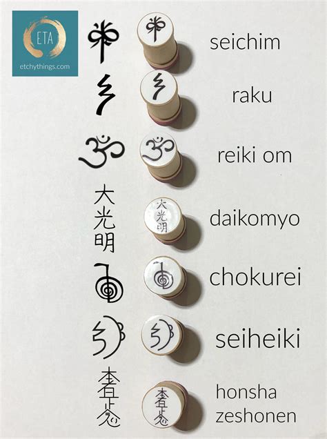 Reiki Stamp Set By Etchythings On Etsy Reiki Meditation Simbolos Do
