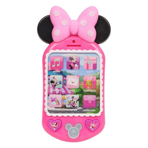Disneys Minnie Mouse Minnies Happy Helpers Why Hello Cell Phone By