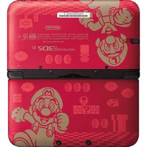 Nintendo 3ds Xl Redblack Super Mario Bros 2 Gold Edition Bundle