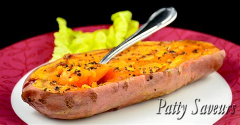 Patates douces légèrement épicées cuites au four