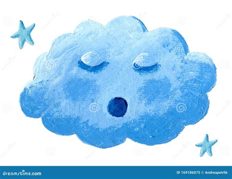 Sleeping Cloud Holds Dreams Word On A Ropes Scandinavian Style Child