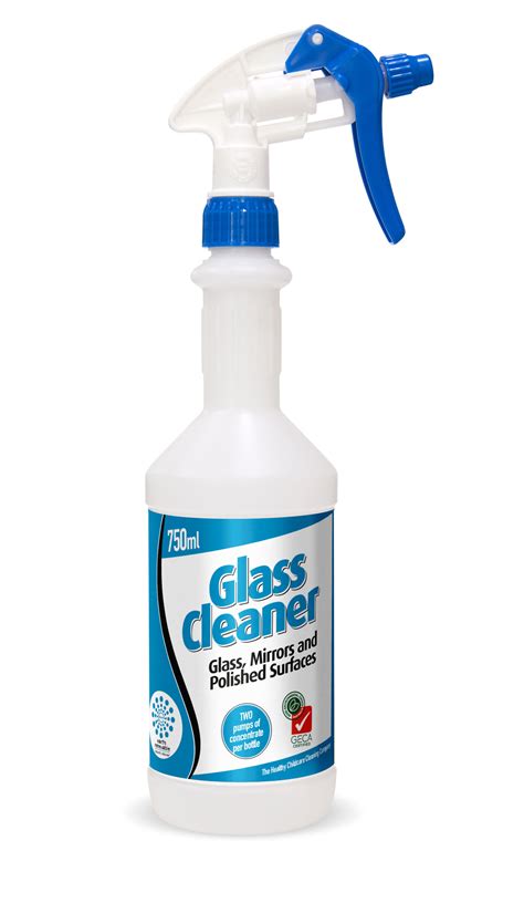 Glass Cleaner Spray Bottle Label X 5 Earth Renewable