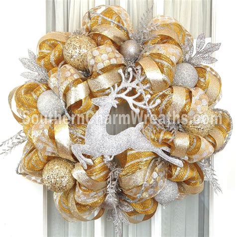 Poly deco mesh and value mesh this section has our selection of regular poly deco mesh and value mesh. deco mesh silver gold theme-1L - Southern Charm Wreaths