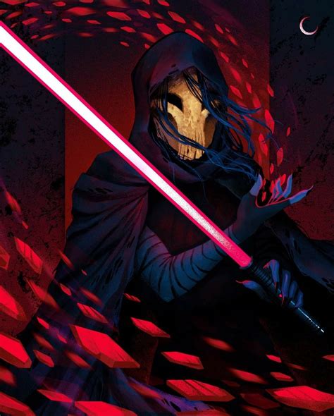 Official Full Sized Art Of The Mysterious Sith Adversary For The Shadow Of The Sith Barnes