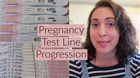 Pregnancy Test Line Progression 7 Dpo To 14 Dpo First Response Easy At Home Accumed Youtube