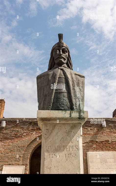 Statue Of Vlad The Impaler Known As Vlad Țepeș In Romanian In