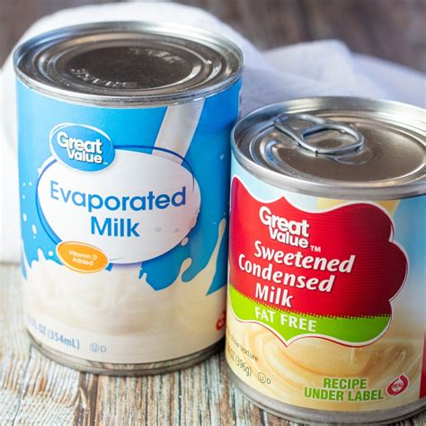 Sweetened Condensed Milk Vs Evaporated Milk Are They Different