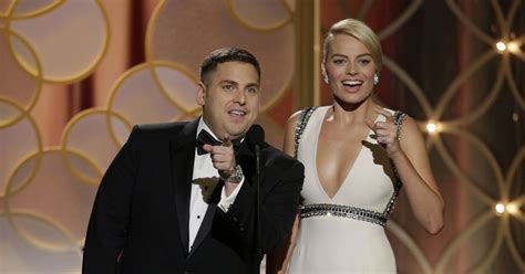 Margot Robbie Makes A Splash At The Golden Globes