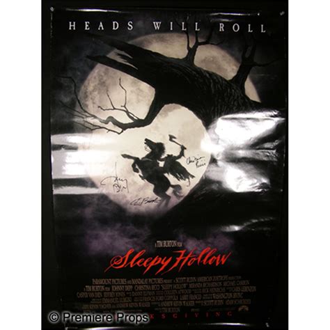 Sleepy Hollow Signed Poster