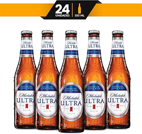 Cerveza Premium Michelob Ultra 24 Botellas De 355 Ml Cu