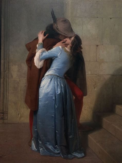 Francesco Hayez Il Bacio 1859 Pinacoteca Di Brera Milano Romantic
