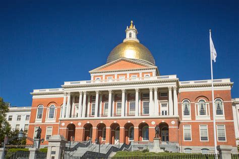 Massachusetts State House Capitol Building In Boston Massachusetts Photo Print