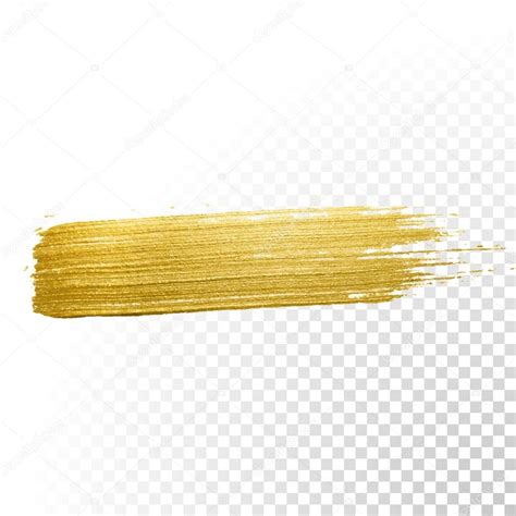 Vector Gold Paint Brush Stroke Stock Vector Ronedale 92424476