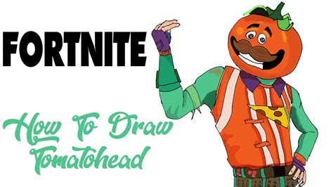 How To Draw Tomatohead Fortnite Youtube