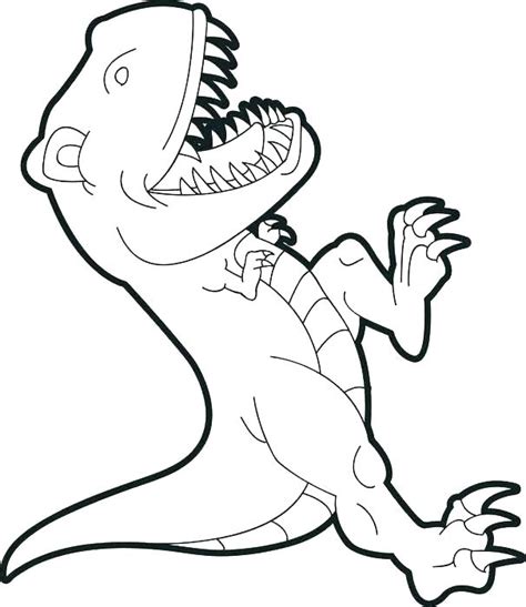 T Rex Dinosaur Coloring Pages At Getcolorings Com Free Printable