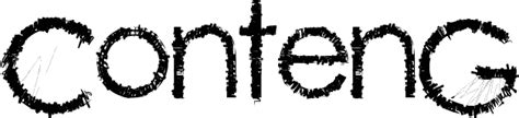 English is a universal language and it is understood all over the world. ContenG font
