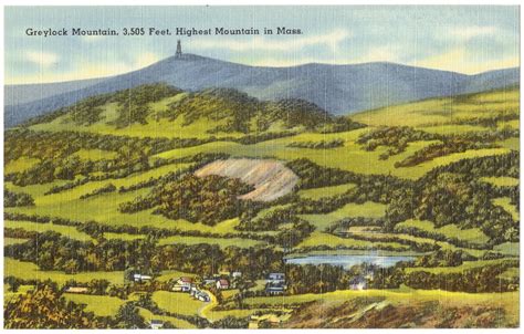 Mount Greylock Postcard Reproduction Notecard — Museum Outlets