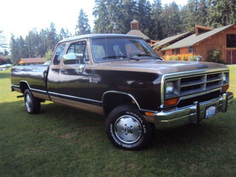 Buy Used 1990 Dodge 4x4 Ext Cab Ram 1500 In Tacoma Washington United