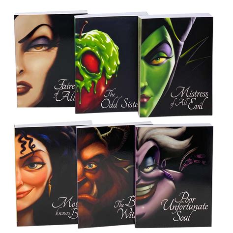 Disney Villain Tales Collection 6 Books Set By Serena Valentino Child