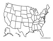 Map of the united states of america coloring page super coloring 2 page us map posted by azcoloring.com, image size : United States Coloring Pages