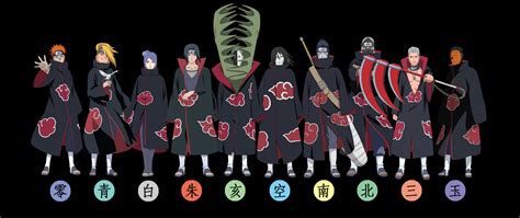 Akatsuki Organization Naruto Wallpaper 4k Pc All Akatsuki Members 4k Images