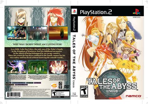 Tales Of The Abyss Undub Ps2 Printable Case And Dvd Rtales