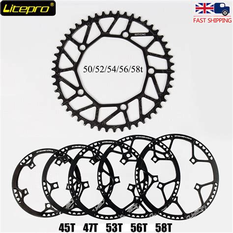 Litepro Bmxfolding Bike Chainring 45t 58t 130bcd Guard Chain Ring