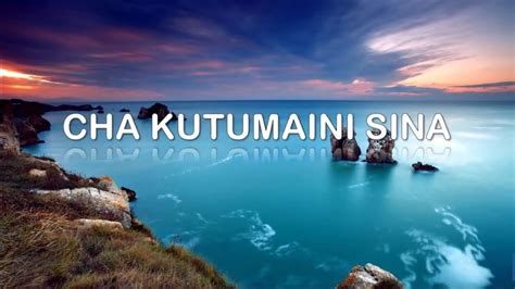 Cha Kutumaini Sina Kwake Yesu Nasimama My Hope Is Built On Nothing