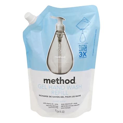 Method Sweet Water Gel Hand Wash Refill 34 Fl Oz Jewel Osco