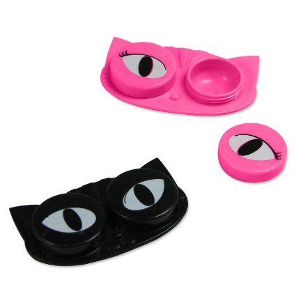 The cat eyes contact lens is the perfect gift any time of the year, for others, or even as a treat for yourself. Cat Eye Contact Holder Black | Cat eye contacts, Eye ...
