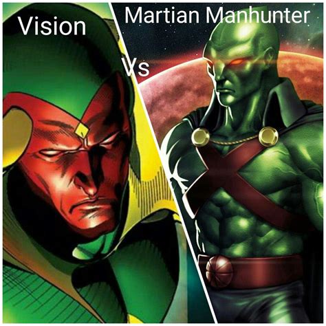 Martian Manhunter Vs Vision Martian Manhunter Wikipedia The Only