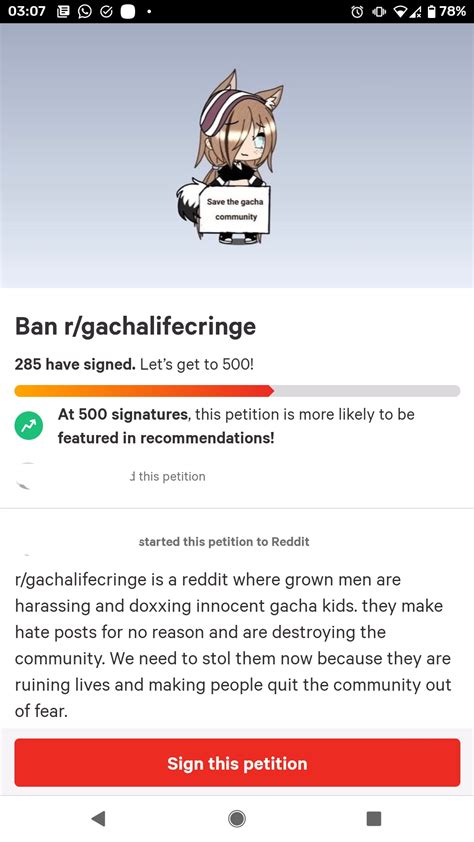Stumbled Across This Petition And Thought You Guys Might Appreciate The