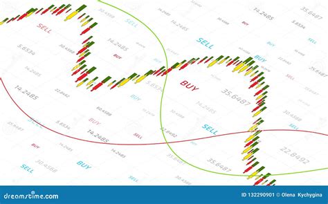 Forex Trading Signals Vector Illustration Stock Illustration