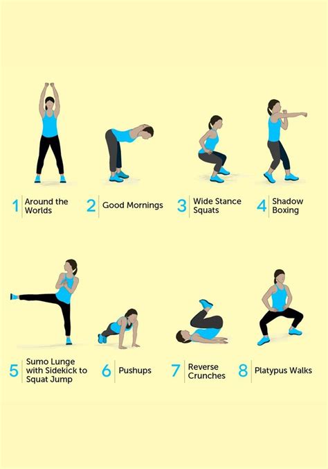 A Poster Showing How To Do An Exercise With Dumbs And Squats For The Entire Body