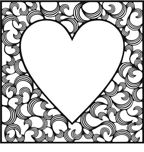 The human heart is made up of two different kinds of blood vessels. Valentines Day Coloring Pages for Adults - Best Coloring ...