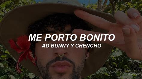 Bad Bunny Ft Chencho Corleone Me Porto Bonito Lyrics Letra Youtube